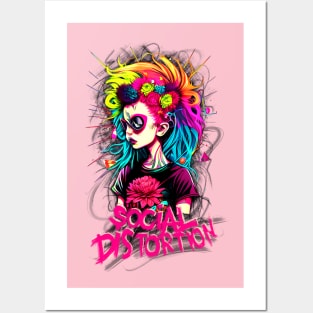 Punk Girl - Social Distortion Posters and Art